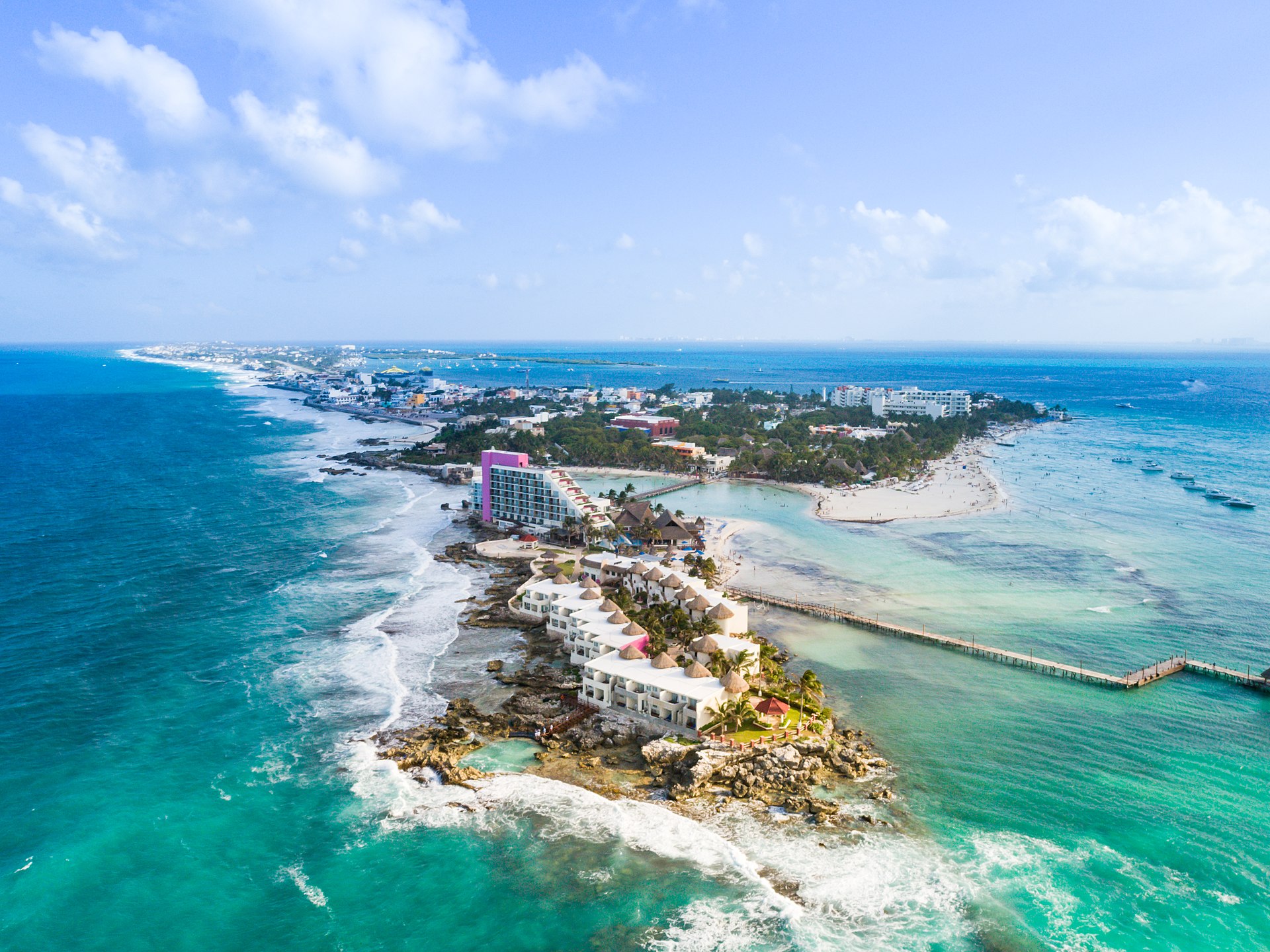 Isla Mujeres beach and catamaran tour